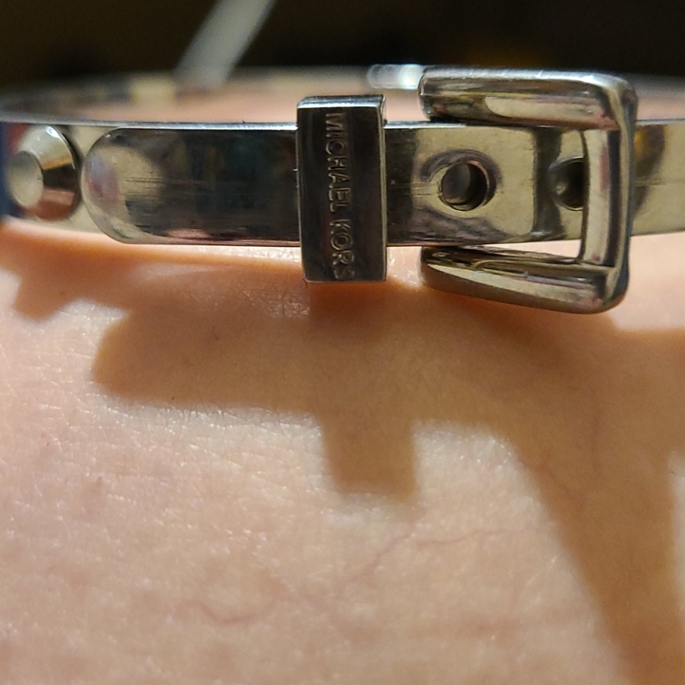 Michael Kors silver studded bracelet